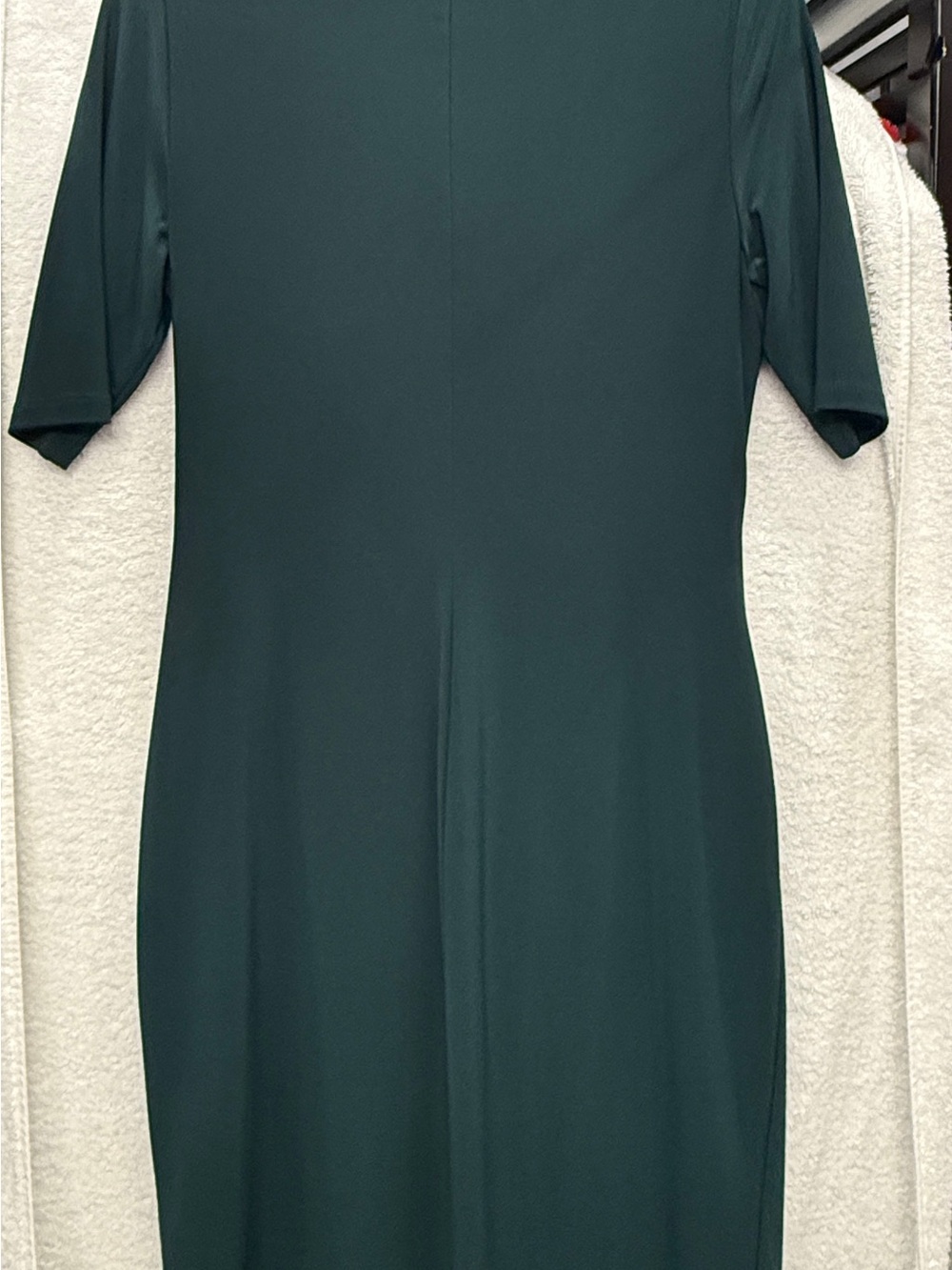 Ralph Lauren Teal Cowl Neck Midi Dress - Picture 2 of 3